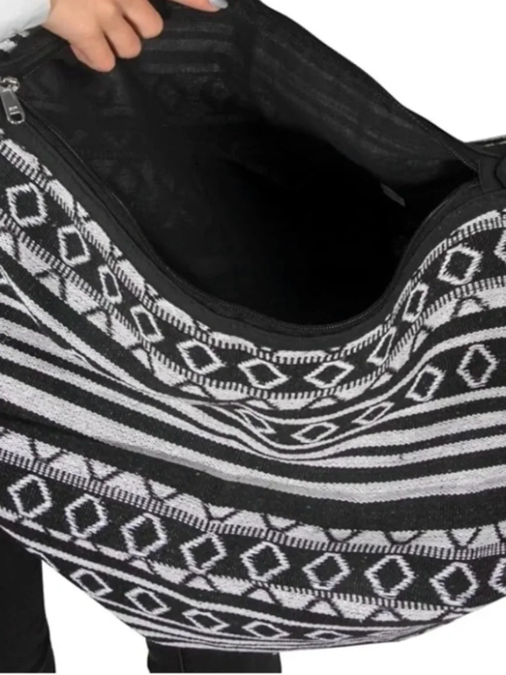 Tribe Azure Large hobo tote bag
